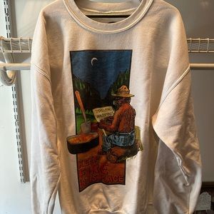 White Smokey the Bear Sweater
